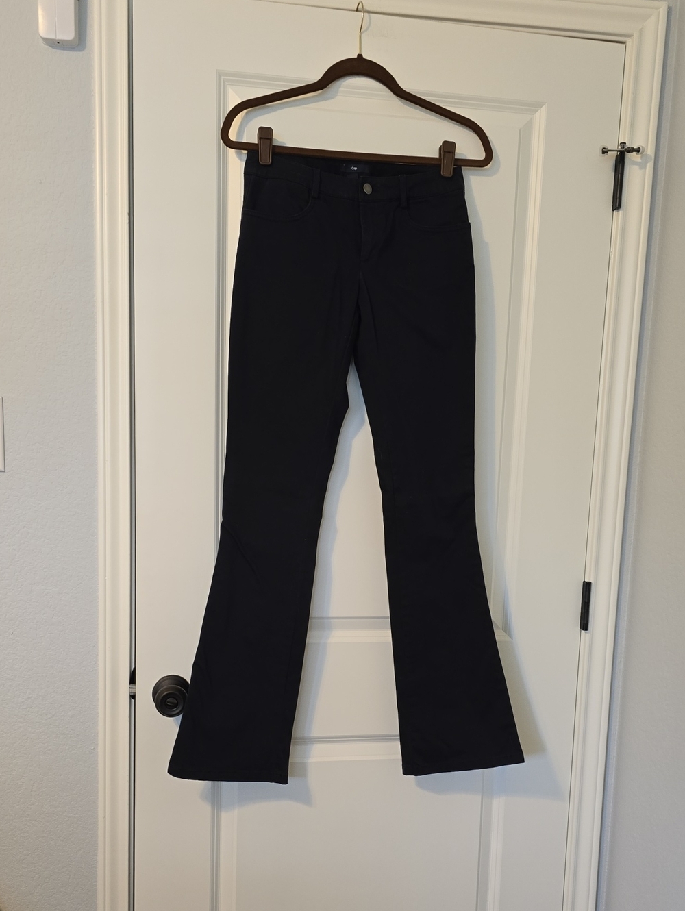GAP Navy Blue Low-Rise Pants with Zipper Fly Size 00R